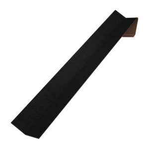 freefoam upvc fascia internal corner woodgrain black 300mm 135°