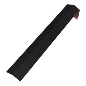 freefoam upvc fascia external corner woodgrain black 300mm 135°