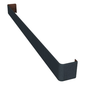 freefoam upvc fascia double ended joiner woodgrain anthracite grey 600mm