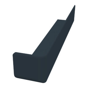 freefoam upvc fascia external corner woodgrain anthracite grey 300mm