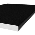 freefoam upvc soffit board woodgrain black 5000mm