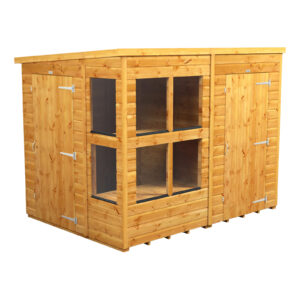 power pent potting shed combi
