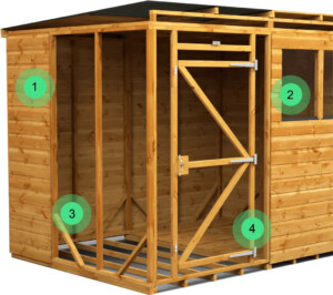 power pent shed