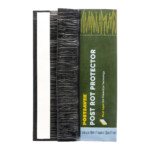 postsaver prowrap timber fence post protector for 75mm & 100mm sq. post / 75 125mm round post