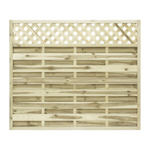 verona trellis fence panel pressure treated green 6ft