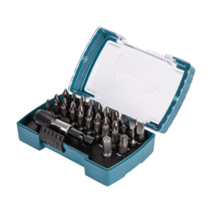 makita 32 piece bit set with chuck holder