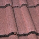 marley double roman roof tile dark red 420 x 330 x 25mm