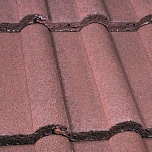 marley double roman roof tile dark red 420 x 330 x 25mm