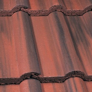 marley double roman roof tile old english dark red 420 x 330 x 25mm