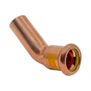 masterflow gas copper press street elbow 45°