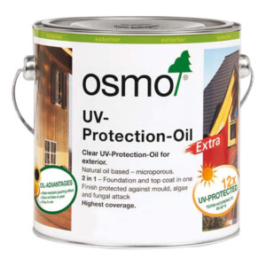 osmo uv protection oil extra clear satin 2.5 litres