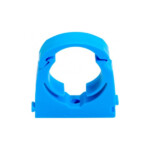 talon single hinge mdpe pipe clip blue 20 pack