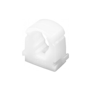 talon single hinge pipe clip white