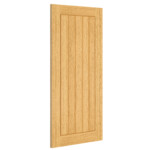 vertical 5 panel internal unfinished oak door