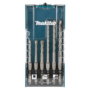makita 12 piece sds+ hammer drill bit set