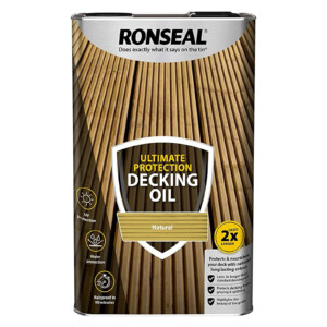 ronseal ultimate protection decking stain charcoal 2.5 litres (copy) ronseal ultimate protection decking oil natural 5l