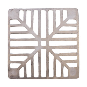 glen castings aluminium square gully grate 120 x 120mm (copy)