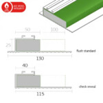 dacatie fire rated insulated cavity closer 50 100mm x 2.4 metres