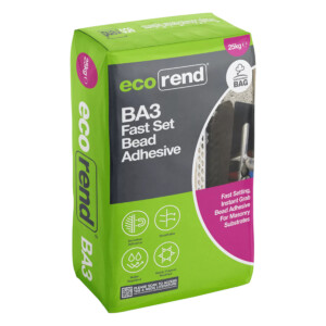 ecorend ba3 fast set bead adhesive 25kg