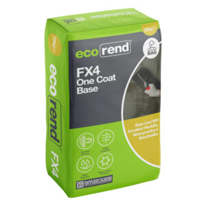 ecorend fx4 highly flexible one coat base 25kg