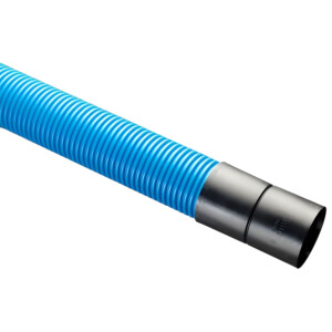 naylor twinwall water pipe ducting blue 110mm x 50 metres