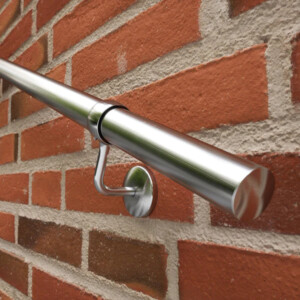 rothley handrail kit brushed stainless steel 3600mm
