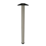 rothley worktop & breakfast bar leg brushed nickel
