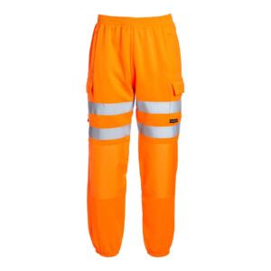 blackrock hi vis jogging bottoms orange