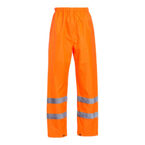 blackrock hi vis waterproof overtrousers orange