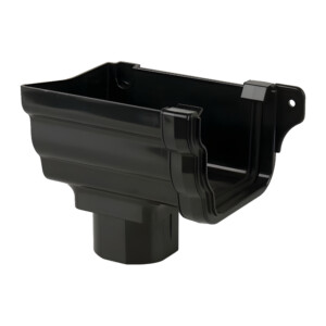 brett martin prostyle gutter left hand stopend outlet black