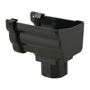 brett martin prostyle gutter left hand stopend outlet black (copy)