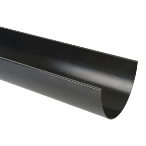 brett martin round rainwater gutter black 170mm
