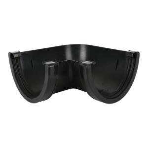 brett martin round rainwater gutter angle black 90° 170mm
