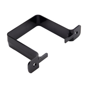 brett martin square rainwater downpipe close fit bracket black 65mm