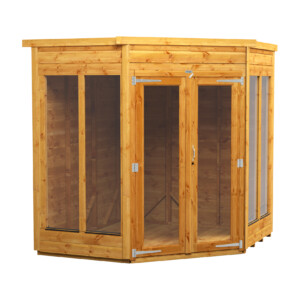 power pent corner summerhouse