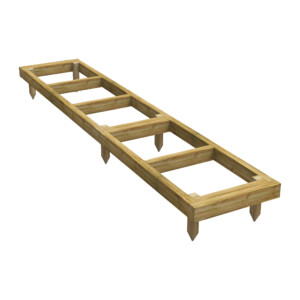 power shed base kit 10 x 2ft (pent bike) 895386