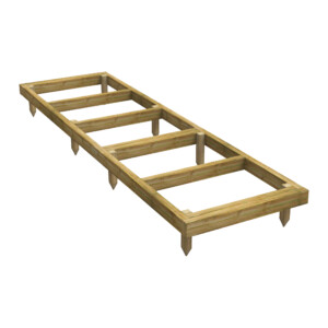 power shed base kit 10 x 3ft (pent bike) 895387