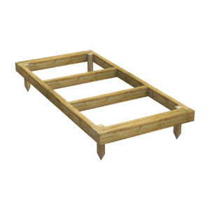 power shed base kit 6 x 3ft (pent bike) 895381