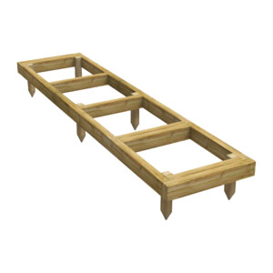 power shed base kit 8 x 2ft (pent bike) 895383