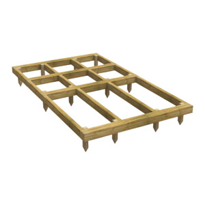 power shed base kit 8 x 5ft (pent bike) 895385