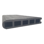 buffalodeck composite bullnose fascia charcoal 3600 x 141 x 25mm
