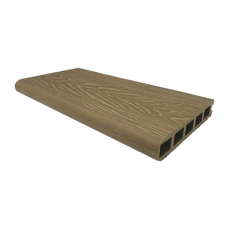 buffalodeck composite bullnose fascia maple 3600 x 141 x 25mm
