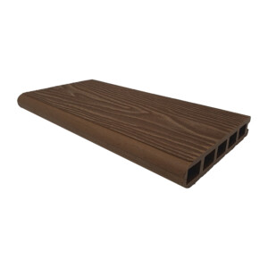 buffalodeck composite bullnose fascia oak 3600 x 141 x 25mm