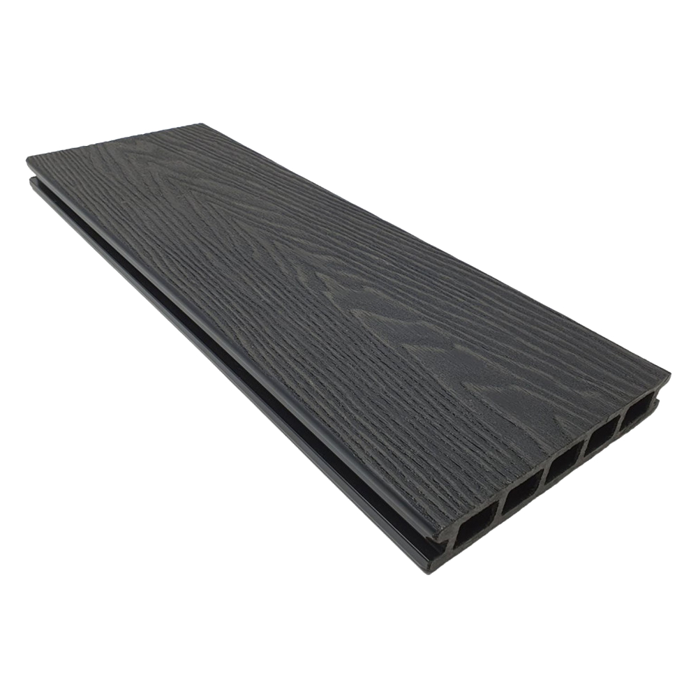 buffalodeck composite decking charcoal 3600 x 146 x 25mm
