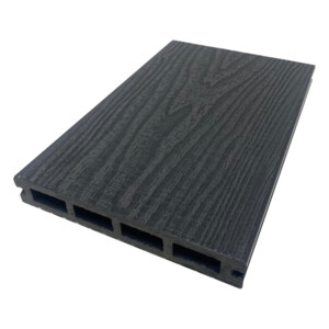 buffalodeck rustique composite decking cinder 3600 x 140 x 23mm