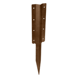 double sleeper straight support spike brown 750mm