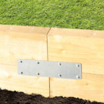 heavy duty straight internal support plate galvanised 350mm