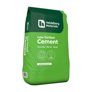 low carbon cement