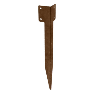 sleepersecure single sleeper corner support spike brown 440mm