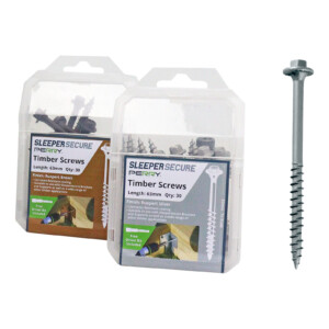 sleepersecure sleeper screws hex head brown 30 pack